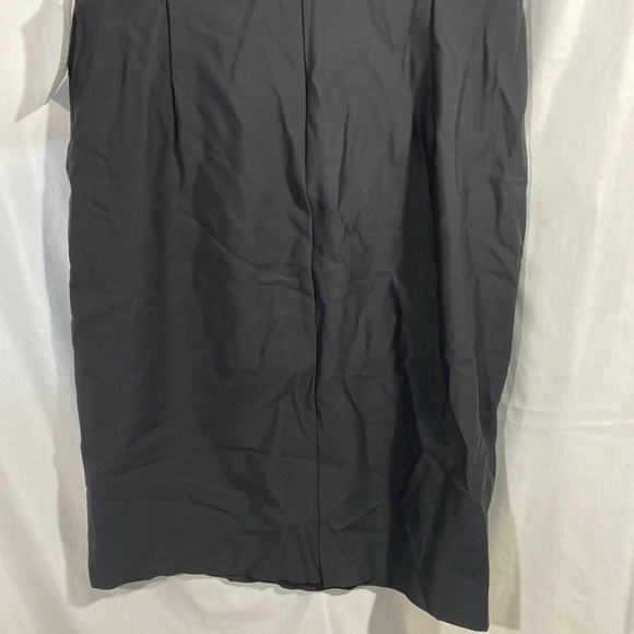 NEW Alex Evenings [ PLUS 16W ] Embellished Neck Ruched Sheath Dress Black‎ - Picture 12 of 12